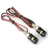 Banggood 2 x White LED Motorcycle & Car License Plate Bolt Light