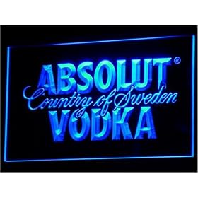 Absolut Vodka Neon Sign Bar Display Light