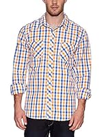 Urban Classics Camisa Hombre (Naranja)