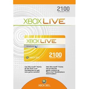 Xbox LIVE 2100 Points Card (Xbox 360)
