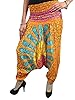 Alibaba Yoga Pants Hippie Harem Gypsy Belly Dance Jumpsuit (Orange)