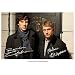 BENEDICT CUMBERBATCH & MARTIN FREEMAN SHERLOCK HOLMES SIGNED AUTOGRAPH PHOTO A4 12X8 INCHES PRINT POSTER