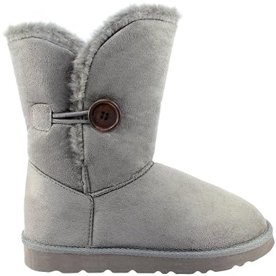Damen Stiefel Fashion Fell Boots