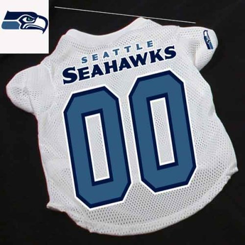 Seattle Seahawks NFL Pet Football Jersey - Large (Length 18