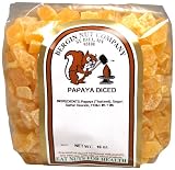 Bergin Nut Company Papaya Diced, 16-Ounce Bags (Pack of 6)