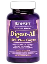 MRM Digest-All Condition Specific Vegetarian Capsules, 100-Count Bottles