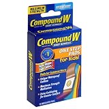 Compound W Wart Remover, Maximum Strength, One Step Pads for Kids, 16 medicated pads (Pack of 2)