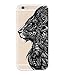 iPhone 6 Plus Case, DECO FAIRY Protective Case Bumper[Scratch-Resistant] [Perfect Fit] Translucent Silicone Clear Case Gel Cover for Apple iPhone 6 Plus (Lion Pattern)