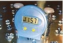 H2O Water Powered Digi Alarm Clock - Transparent Blue
