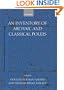 An Inventory of Archaic and Classical Poleis: An Investigation Conducted by The Copenhagen Polis Centre for the Danish National Research Foundation