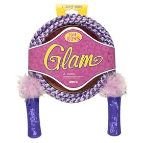 Glam Jump Rope for Kids by Fundex (Colors May Vary)