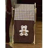 Baby and Kids Clothes Laundry Hamper for Chocolate Teddy Bear Bedding by JoJo Designs