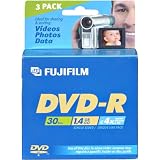 FUJIFILM DVD-R (8cm) x 3 - 1.4 GB - storage media ( 25302443 )