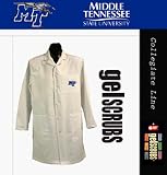Middle Tennessee State Blue Raiders Long Lab Coat from GelScrubs - B000BJFSLQ