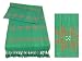 Cotton table runner, 'Poinsettia Stars'