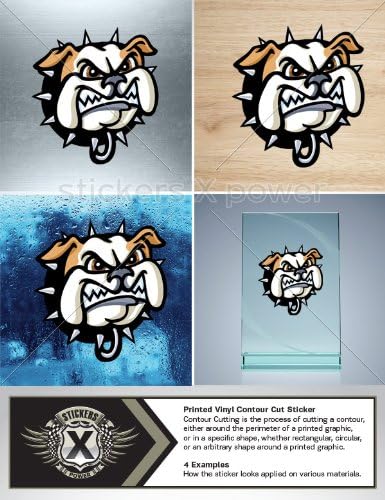 Decals Stickers Dog Guard Car Window Wall Art Decor Garage Door Laptop Roommates Mobile Size: 5 X 4.6 Inches Vinyl color print