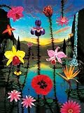 Sunset over Paradise Landscapes Art Poster Print by L.C. Armstrong, 24x32