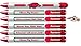 Greeting Pen University of Arkansas Braggin' Rights Pen Set, 6 Pens with Rotating Messages (20505)