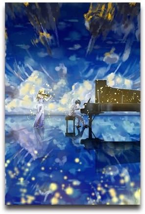 YeYeYe Custom Home Decoration Photo Your Lie in April-Shigatsu WA Kimi No Uso Poster 20x30 Inch Wall Decor home decor wall sticker