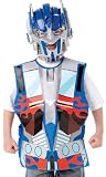 Rubie's - I-5327 - Costume - Kit de Déguisement - Transformers - Optimus Prime - Tunique Imprimée + Masque