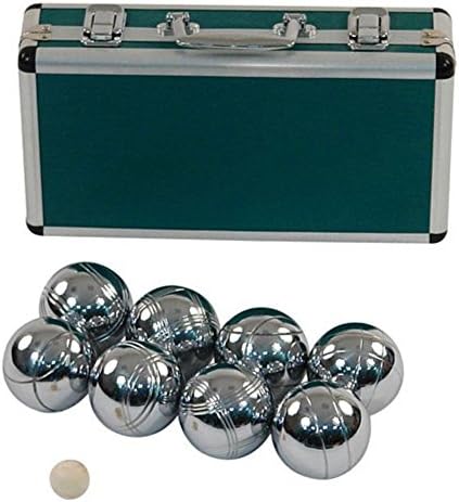 Superior Boule Set of 8 - Strong Metal Framed Case Petanque Set