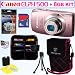 Canon PowerShot ELPH 500 HS 12 MP CMOS Digital Camera (Pink) + 8GB Accessory Kit