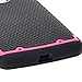 Droid Turbo Case, Moto Droid Turbo Case, E LV Droid Turbo Case Cover - Dual Layer Hybrid Armor Defender Protective Case Cover for Motorola Moto Droid Turbo XT 1254 with 1 Stylus - HOT PINK