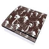 Playstation Slim Skin (PS3 slim) Plus Two Matching Controller Skins - Choco Skull