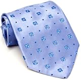 Paul Smith Periwinkle Flower Pattern Silk Necktie 44