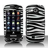 Samsung Reality U820 Silver/White Zebra Protective Case Faceplate Cover