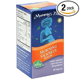 Mommy's Bliss Morning Sickness Magic, 60-Count Capsules (Pack of 2)