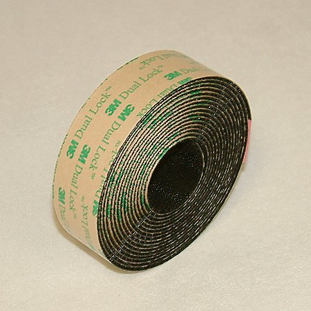 3M Scotch SJ4575 Dual Lock Low Profile Reclosable Fastener (black): 1 in. x 10 ft. (Black)