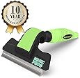 One Of The Best Deshedding Tools To Easily Remove Shed Dog Hair - 60% Off Retail Price - The Magic Pro Dog Deshedding Tool Reduces Shedding By Up To 95% -Unique Shedding Blade is Gentle On Your Dog's Skin -10 Year Money Back Guarantee Small - Medium