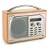 PURE EVOKE-1S Portable DAB/FM radio - Maple