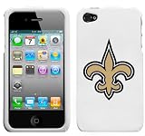 iPhone 4 New Orleans Saints White Snap on Superior Hard Cover