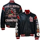 St Louis Cardinals Black World Series Champions Commemorative Jacket