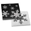 Midnight Snowfall 3-Ply Holiday Napkins - Pack of 20