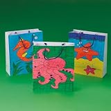 Sea Life Coloring Bags Craft Kit (Makes 12)
