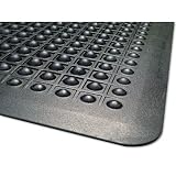 Guardian 24020300 - FlexStep Rubber Antifatigue Mat, Polypropylene, 24 x 36, Black