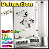 Dogs Dalmation Photo Frame Digital DOG Alarm Clock Light