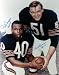 Dick Butkus and Gale Sayers Chicago Bears 16x20 Autographed Photograph with Inscriptions