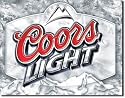 Coors Light Frosted Vintage Bar Metal Antique Nostalgic Collectible Tin Sign