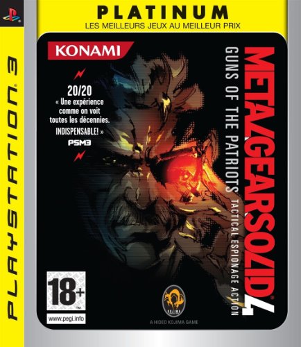 Metal Gear Solid 4 : Guns of the Patriots - platinum
