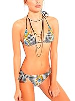 less is more Braguita de Bikini (Negro / Amarillo)