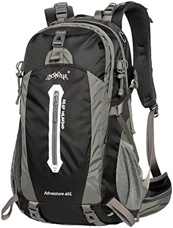 Baishidi Professional Waterproof Outdoor Sports Climbing Backpack Bag Cover Mountaineering Backpack Shoulder Bag Camping Hiking Backpack Rucksack Daypack (Black, 50 Liter)