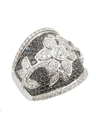 14k White Gold  2.24ctw Diamond Cocktail Ring 17082 Size 7.25