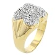 Size 7 Cz Butterfly Fashion Jewelry Ring