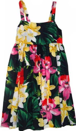 RJC Girls Jungle Flower Elastic Back Sundress Pink Orchid 4