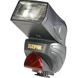 Sunpak PZ40X Power Zoom Digital Flash for all Canon EOS TTL, E-TTL and E-TTL II Cameras (Black)