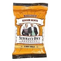 Newman's Own Organics Mints, Ginger, 4-Count Rolls, 18-Ounce Boxes (Pack of 6)